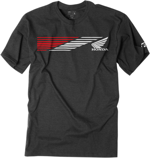 Factory Effex Honda Speed T-Shirt - Heather Charcoal - Xl 19-87306