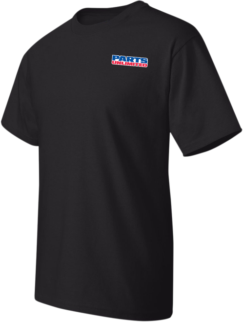 Parts Unlimited Parts Unlimited T-Shirt - Black - Large 3030-15225