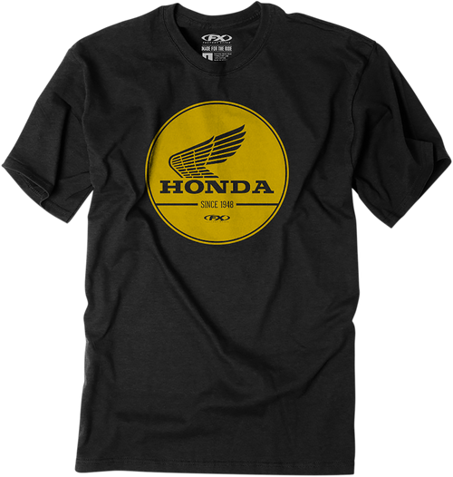 Factory Effex Honda Gold Label T-Shirt - Black - 2Xl 23-87308