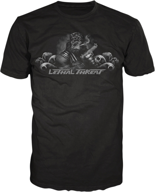 Lethal Threat Pistol Packing Gorilla T-Shirt - Black - Large LT20732L