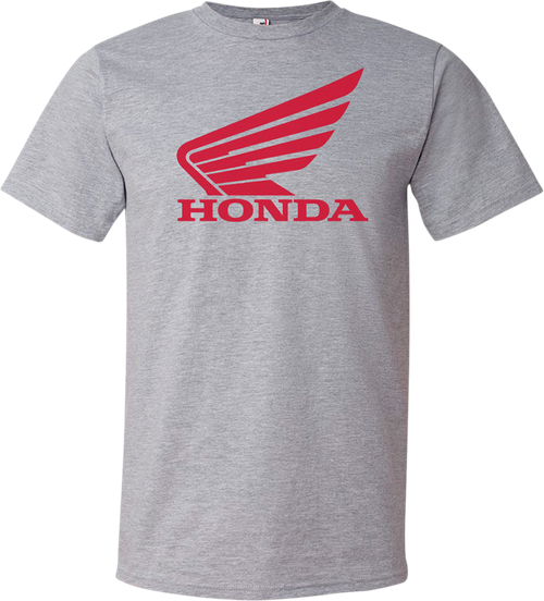 Honda Apparel Honda Wing T-Shirt - Heather Gray - 2Xl NP21S-M1820-2X
