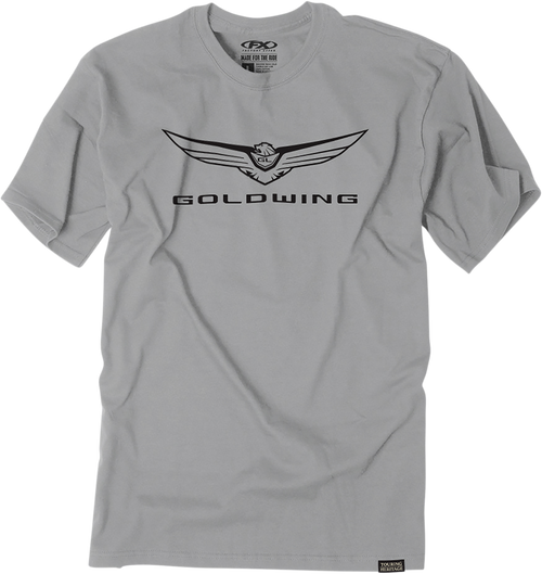 Factory Effex Goldwing Icon T-Shirt - Gray - Medium 25-87802
