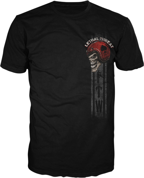 Lethal Threat Forever Two Wheels T-Shirt - Black - 3Xl LT20898XXXL