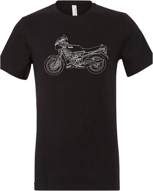 Yamaha Apparel Yamaha Rz350 T-Shirt - Black - 2Xl NP21S-M1973-2X