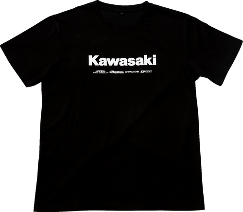 D'Cor Visuals Kawasaki Racing T-Shirt - Black - Xl 80-119-4