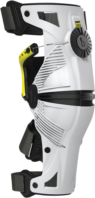 Mobius X8 Knee Braces - White/Yellow - Xl 1010105