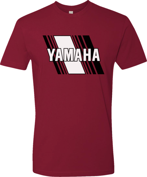 Yamaha Apparel Yamaha Heritage Diagonal T-Shirt - Red - Large NP21S-M3118-L