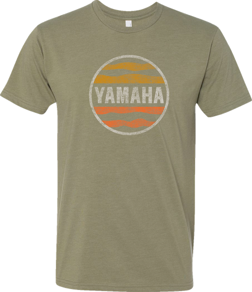 Yamaha Apparel Yamaha Sunset T-Shirt - Olive Green - Small NP21S-M3128-S