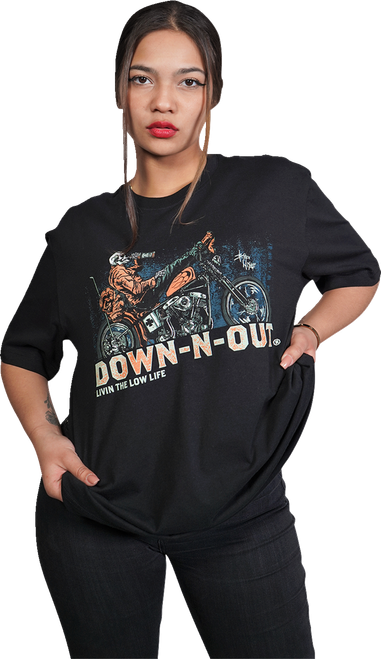Lethal Threat Down-N-Out Party First Safety Second - Black - Medium DT10043M