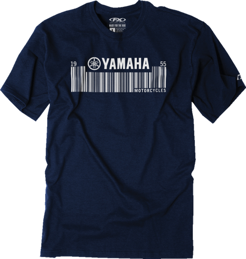 Factory Effex Yamaha Coded T-Shirt - Navy - Large 26-87214