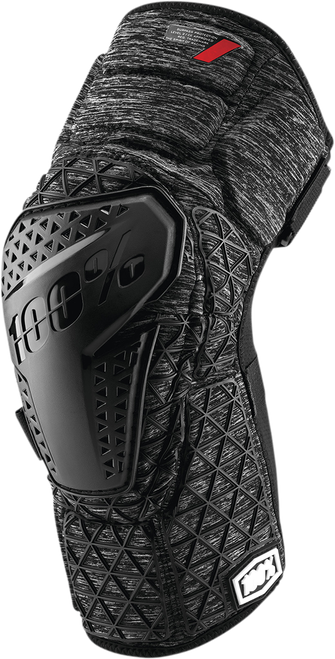 100% Surpass Knee Guards - Heather Gray/Black - Xl 70009-00008