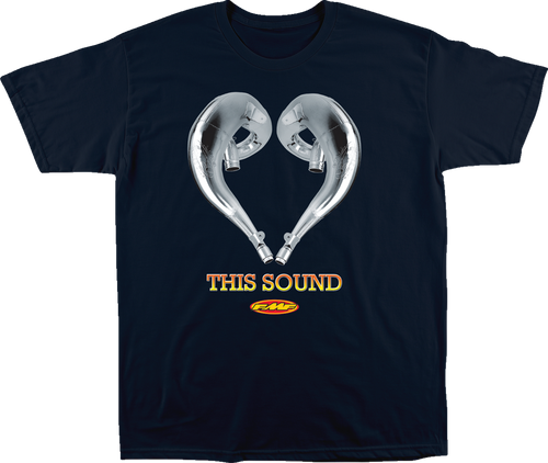 Fmf Love This Sound T-Shirt - Navy - Large SP23118915NVYL