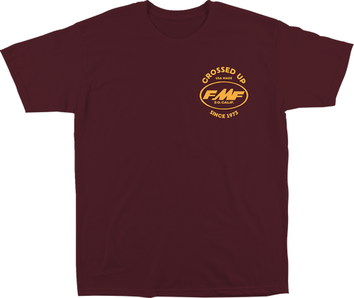 Fmf Crossed Up T-Shirt - Maroon - Medium SP24118901MRNMD