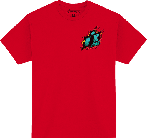 Icon Munchies T-Shirt - Heather Red - Small 3030-24085