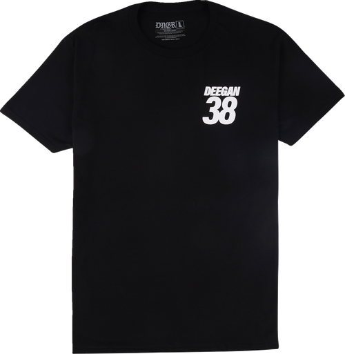Deegan Apparel Mx2 T-Shirt - Black - 3Xl DMTSS3026BLK3XL