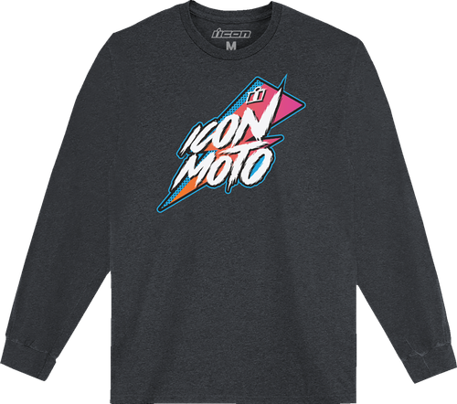 Icon Rad Dawn Long-Sleeve T-Shirt - Heather Charcoal - Large 3030-24364