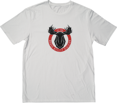 Moose Offroad Mud Badge T-Shirt - White - Medium 3030-24387