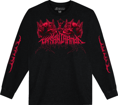 Icon Misanthrope Long-Sleeve T-Shirt - Black - 2Xl 3030-24626