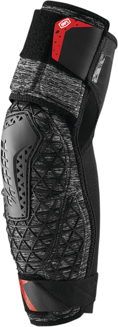 100% Surpass Elbow Guards - Heather Gray/Black - Small 70008-00005