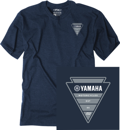 Factory Effex Yamaha Arrow T-Shirt - Navy - Large 28-87234
