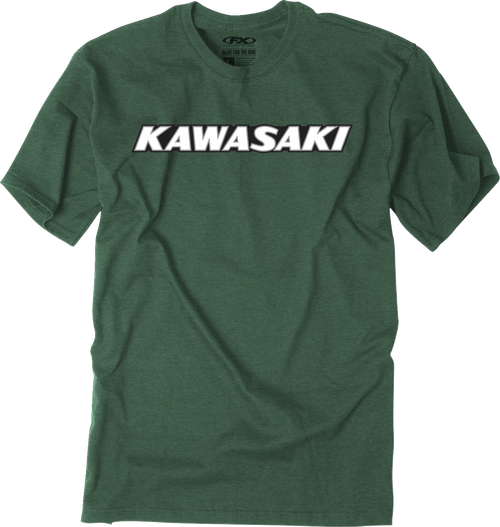 Factory Effex Kawasaki Vintage T-Shirt - Forest Green - 2Xl 28-87128