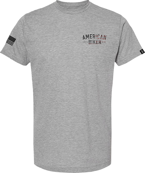 American Biker Biker Sam Active T-Shirt - Red/White/Blue - Small ABBRWBSAM02S241GYSR