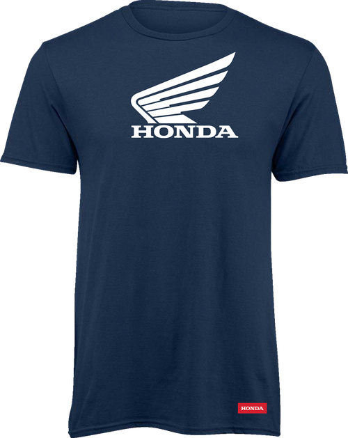 Honda Apparel Honda Wing T-Shirt - Navy/White - Medium LEM25S-M54-M