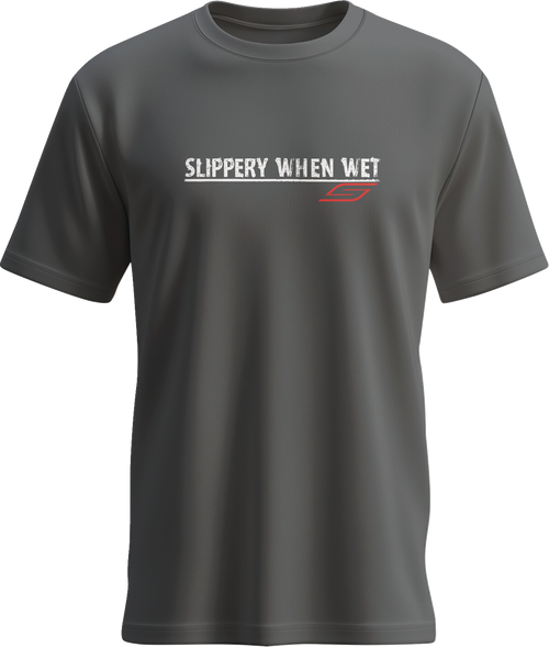Slippery Slippery When Wet T-Shirt - Charcoal - Xl 3030-25348
