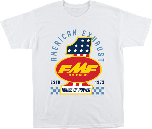 Fmf America First T-Shirt - White - Small HO25118906WHTSM