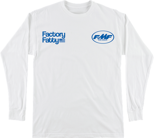 Fmf Factory Fatty Long-Sleeve T-Shirt - White - Large HO25119900WHTLG