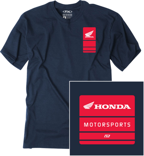Factory Effex Honda Phase T-Shirt - Navy - Large 29-87324