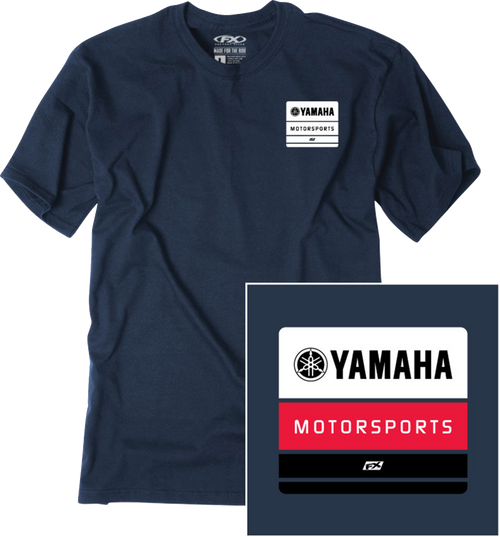 Factory Effex Yamaha Phase T-Shirt - Navy - Medium 29-87202