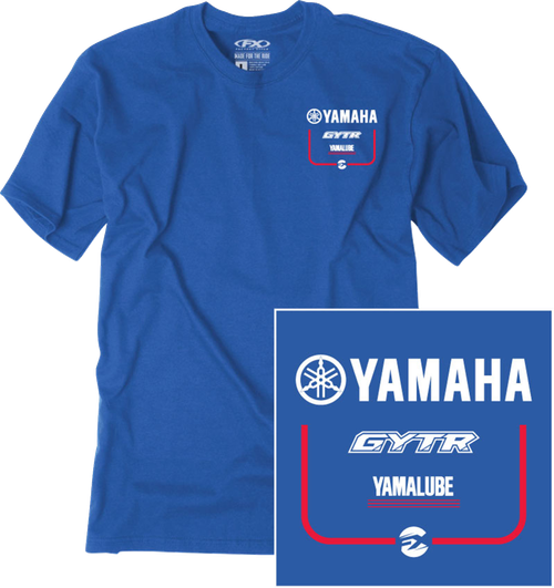 Factory Effex Yamaha Upshift T-Shirt - Royal - Medium 29-87232