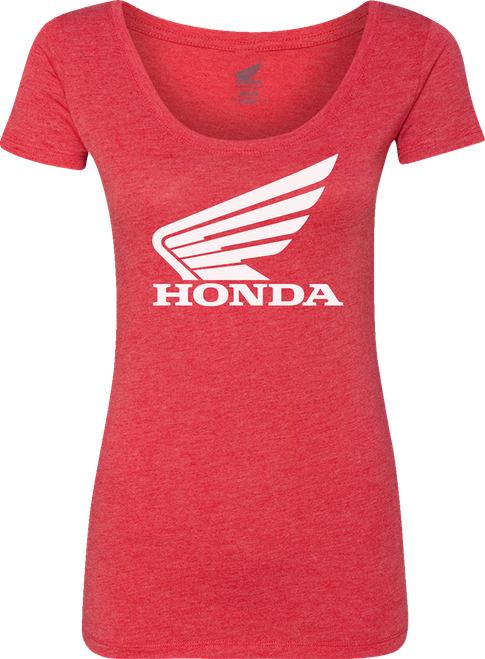 Honda Apparel Women'S Honda Wing T-Shirt - Red - Large NP21S-L3029-L