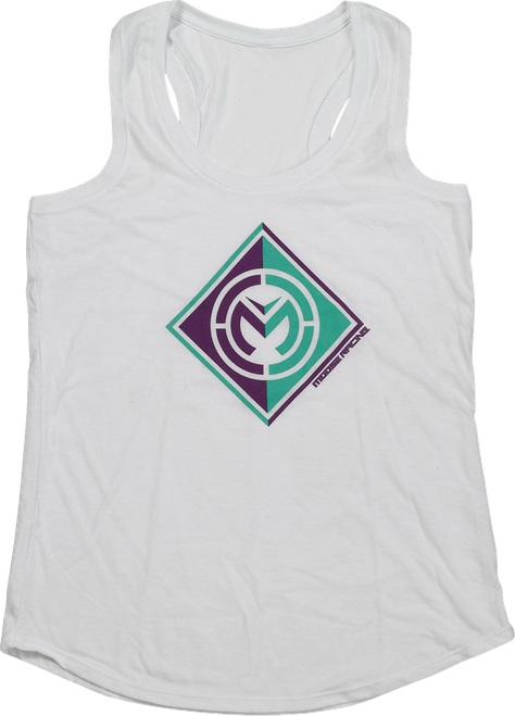 Moose Offroad Women'S Insignia Tank - White - Medium 3031-4163