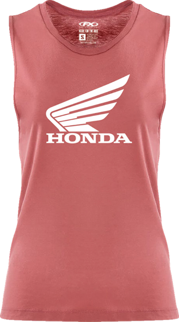 Factory Effex Women'S Honda Wing Muscle Tank Top - Paprika - Small 27-87350