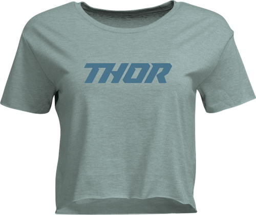 Thor Women'S Corp Crop T-Shirt - Mineral - Xl 3031-4315