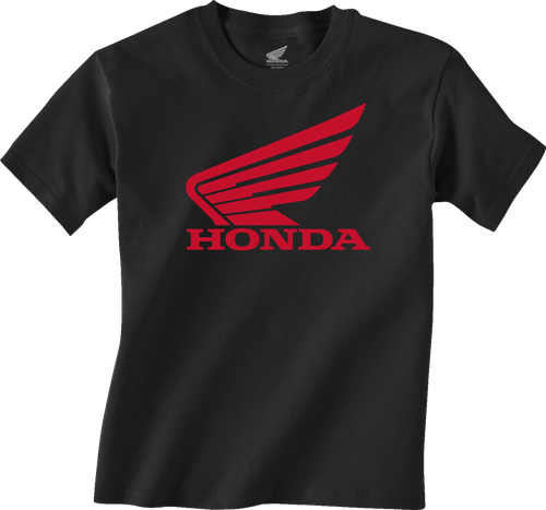 Honda Apparel Youth Honda Wing T-Shirt - Black - Medium NP21S-Y3033-M