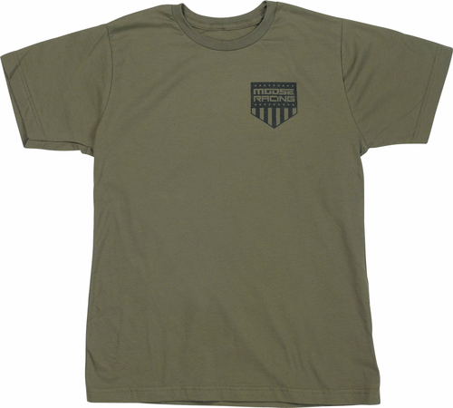 Moose Offroad Youth Salute T-Shirt - Olive - Small 3032-3694