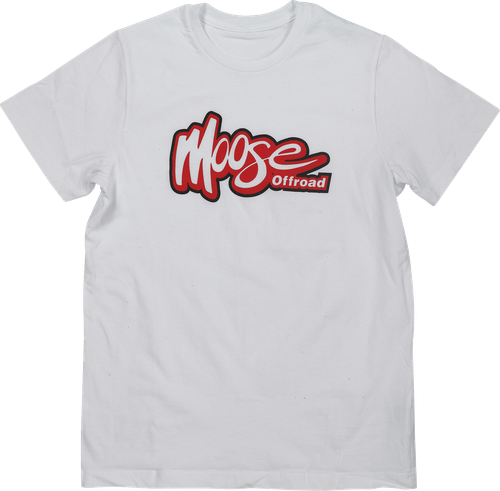 Moose Offroad Youth Off-Road T-Shirt - White - Medium 3032-3703
