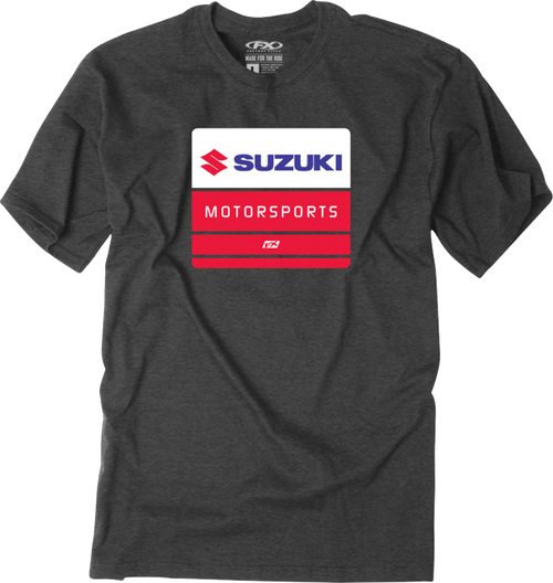 Factory Effex Youth Suzuki Phase T-Shirt - Heather Charcoal - Small 29-83400