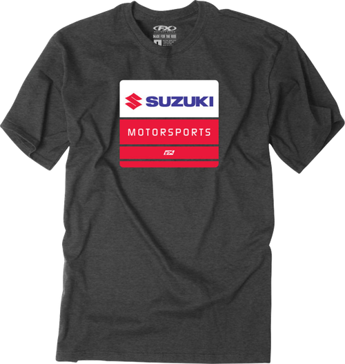 Factory Effex Youth Suzuki Phase T-Shirt - Heather Charcoal - Xl 29-83406