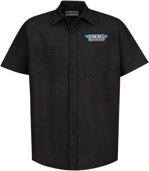 Throttle Threads Drag Specialties Shop Shirt - Black - Medium DRG31ST24BKMD