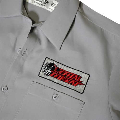 Lethal Threat High Compression Pistons Shop Shirt - Gray - Large DG60163L