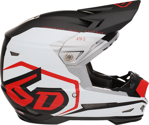 6D Helmets Atr-2 Helmet - Delta - Red - 2Xl 555139