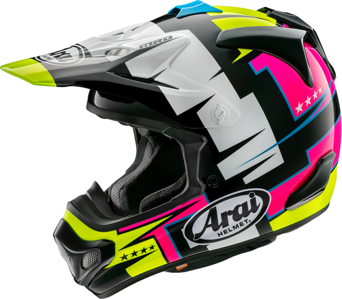 Arai Helmets Vx-Pro4 Helmet - Battle - Yellow - Large 0110-8719