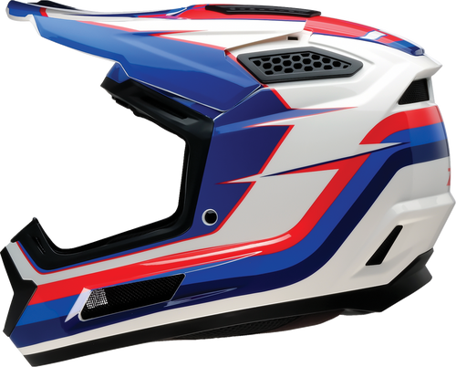 Z1R Dirt Maxx Helmet - Vortex - Red/White/Blue - Large 0110-9355