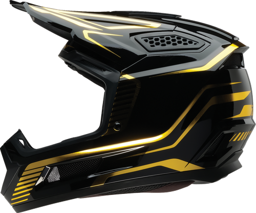 Z1R Dirt Maxx Helmet - Monogram - Black/Gold - 2Xl 0110-9375