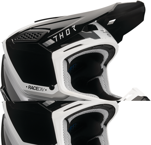 Thor Fleet Helmet - Defy - Black/White - Medium 0110-9431