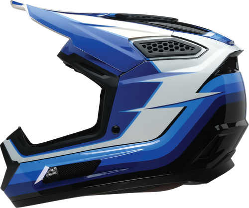 Z1R Dirt Maxx Helmet - Vortex - Blue/White - Xs 0110-9687